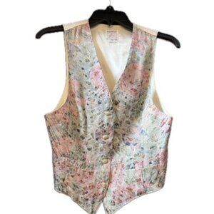 George Marciano for Guess Monet print vest size small